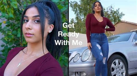 Get Ready With Me Hair Makeup Outfit Youtube