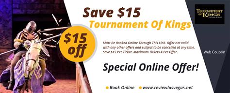 Tournament Of Kings Promo Code Save 15