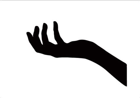 Hand Silhouette At Getdrawings Free Download