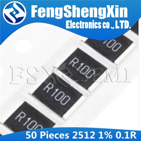 50pcs 2512 Smd Resistor 1w 1 01r 01 Ohm R100 Resistors Aliexpress