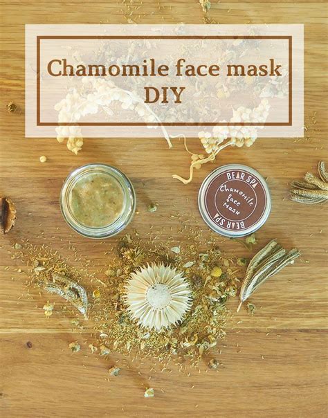 The Best Homemade Calming Chamomile Face Mask Chamomile Face Mask