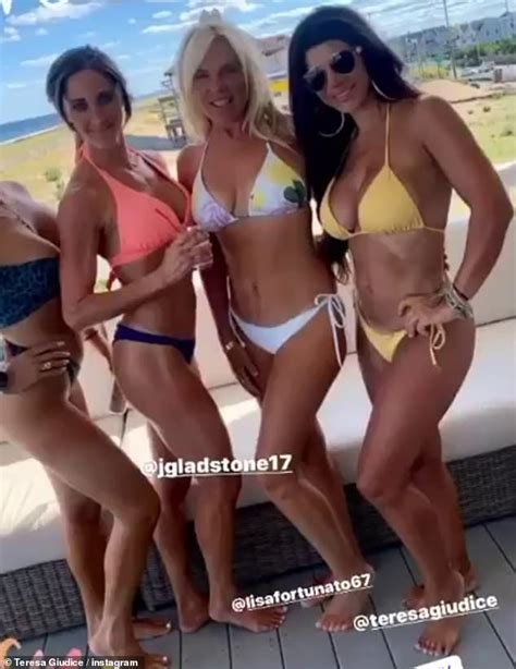 Rhonj S Teresa Giudice 48 And Friends Pose In Bikinis The State