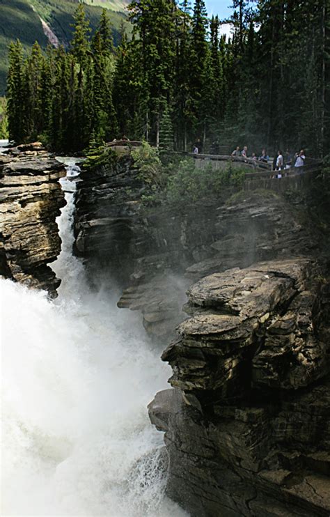 Athabasca Falls In Jasper National Park Editing Luke