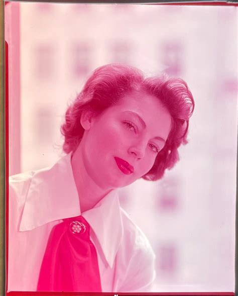 Actress Ava Gardner Original 1950s Color Transparency 4 X 5 Photo