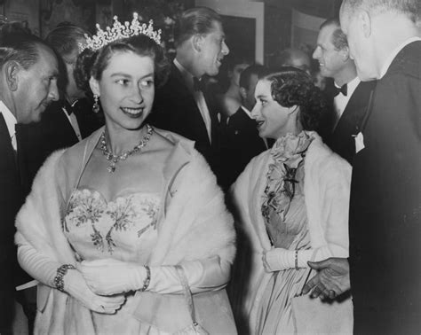 Queen Elizabeth Ii Her Sister Princess Margaret And Husband Prince