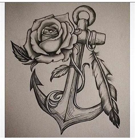 From teens to grandparents, the rose is one of the most popular tattoo designs that you can get. Anchor Rose tattoo design I drew | Anchor tattoo design ...