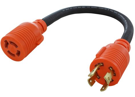 15ft L14 30p 4 Prong 30amp Male To L14 20r 20amp 4 Prong Female