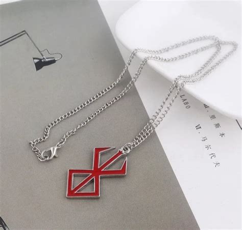 Handmade Anime Necklace Berserk Branded Symbol Keychain Etsy