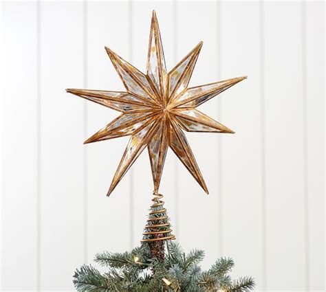 Christmas Star For Tree Amazon Com 20cm Star Tree Topper Golden Star