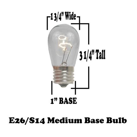 S14 Ceramic Assorted Bulbs 11 Watt E26 Base Novelty Lights Inc