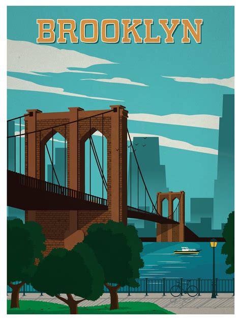 IdeaStorm Studio Store — Vintage Brooklyn Poster