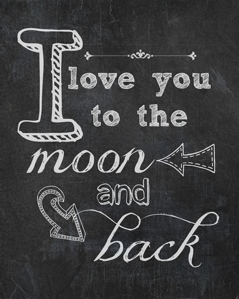 I Love You To The Moon And Back Free Printable Endlessly Inspired