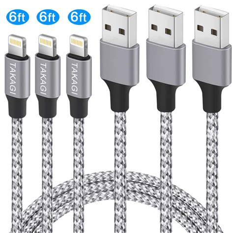 Iphone Lightning Charging Cable 3pk For 669