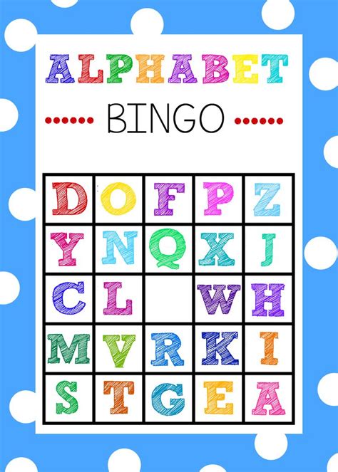 Printable Alphabet Bingo Games For Kindergarten Educative Printable