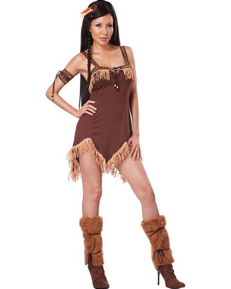 Sexy Indian Princess Pocahontas Halloween Adult Costume 00940 Ebay
