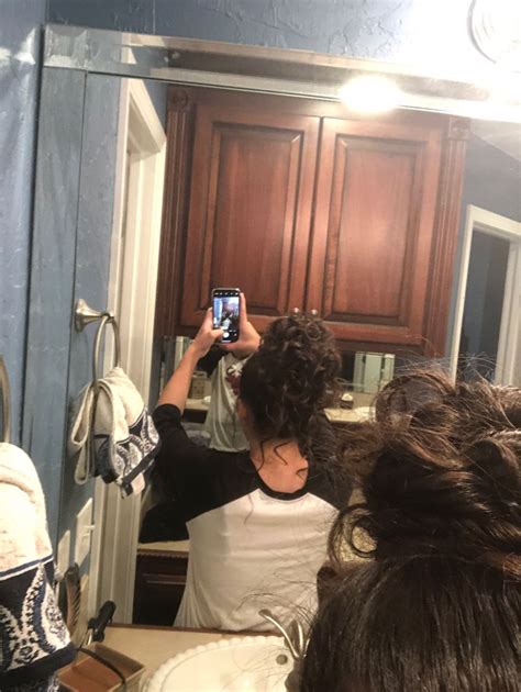 Hope it works out for you guys if you try it. Curly messy bun in 2020 | Messy curly bun, Hairstyle, Hair ...