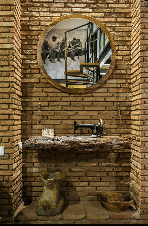 Pin By Magda Bagrationi On Atoneli Design Round Mirror Bathroom