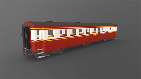 Thai Bogie Class 3 Car Train 3d Model By Ex Mihari Gomg10583 [ddc5d0d] Sketchfab