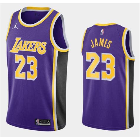Maillot Basket Los Angeles Lakers Lebron James 23 2020 2021 Jordan