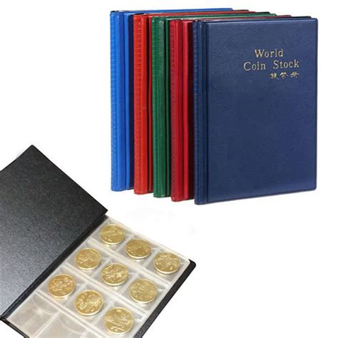 1pc Holder Collection Storage 120 Coins Collecting Money Penny Pockets