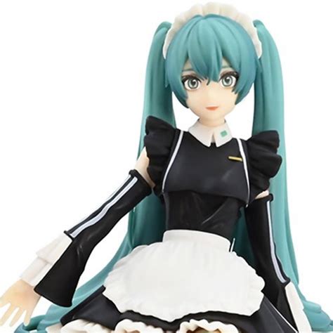 Vocaloid Hatsune Miku Sporty Maid Light Version Noodle Stopper Statue Rerun