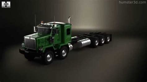 Kenworth C500 Chassis Truck 5axle 2001 By 3d Model Store