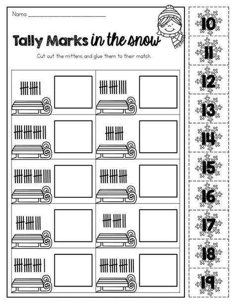 Tally Mark Worksheets Printable Activity Shelter