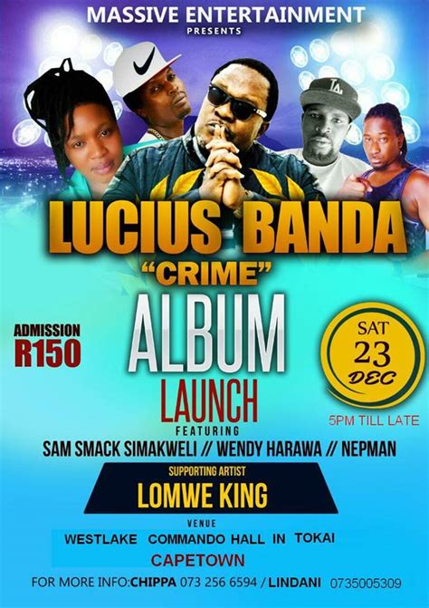 Lucius Banda Takes 19th Album Launch To South Africa Face Of Malawi