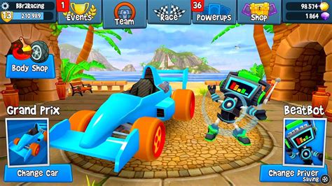 Mobile Games Grand Prix Ft Beatbot Beach Buggy Racing Youtube