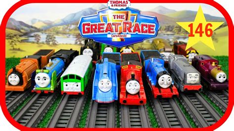 Gordon, why are you complaining when there is nothing to complain about? the red engine asked. THOMAS AND FRIENDS The Great Race #146 TrackMaster Gordon ...