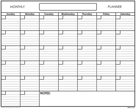 Blank Monthly Calendar High Res 1 Urbandale Chamber