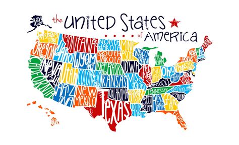 Us Map United States Of America Playroom By Libertyandlilacpaper