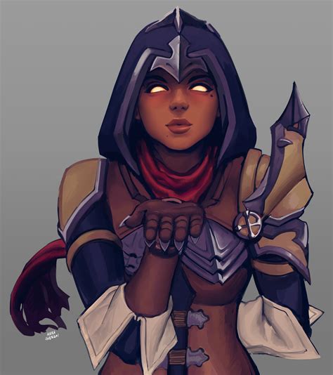 🍂anisa🍁 on twitter commission for fayt1009 overwatch sombra… fantasy warrior fantasy