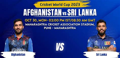 Afghanistan Vs Sri Lanka Prediction World Cup 2023