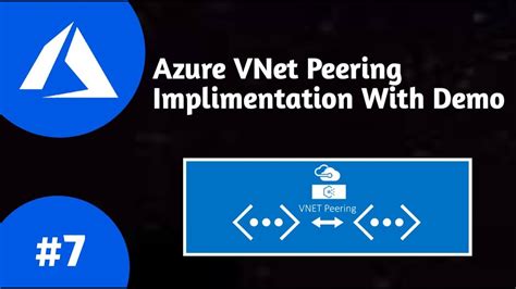 Azure Virtual Network Vnet Peering Implementation Demo Step By