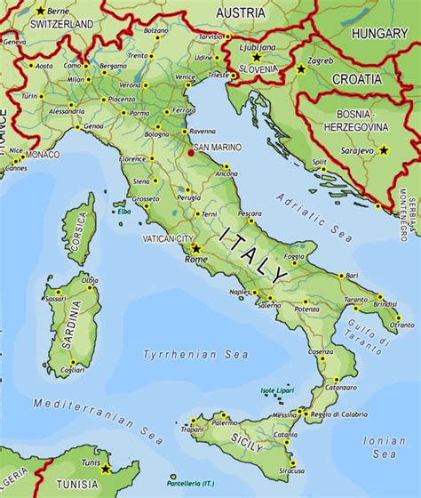 West Coast Italy Map Cyndiimenna