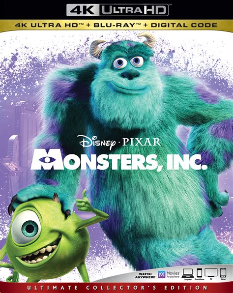 Best Buy Monsters Inc Includes Digital Copy K Ultra Hd Blu Ray