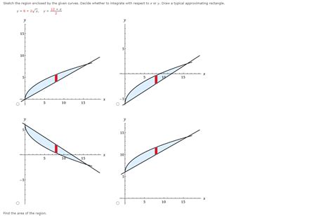 [solved] Sketch The Region Enclosed By The Given Curves Decide Whether To Course Hero