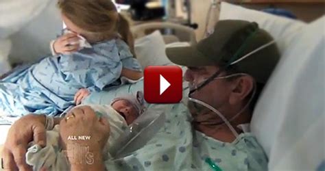 Woman Induces Labor So Her Dying Husband Can Hold Their Newborn Baby One Time So Touching