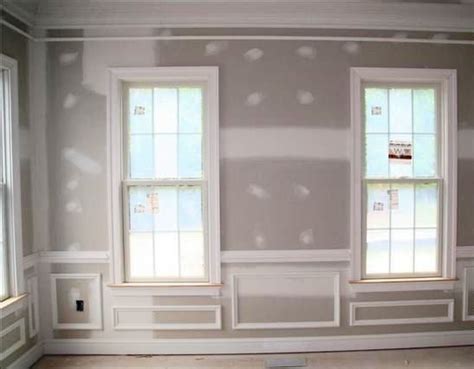 Intrim mouldings | how to create & install wainscoting wall panelling. Picture Rail Molding — Irwin Weiner Interiors | Dining ...