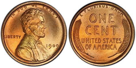 1909 1c Lincoln Rd Proof Lincoln Cent Wheat Reverse Pcgs Coinfacts