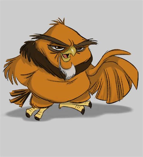 Joma Santiago Eagle And Owl Character Designs