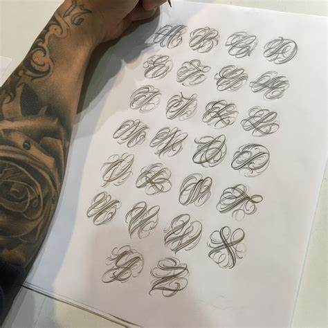 20 trending tattoos in 2022! original chicano capitals alphabet tattoo design - Harison ...