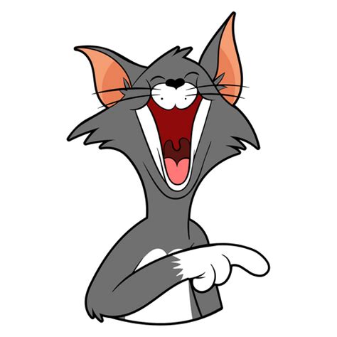 Tom And Jerry Laughing Tom Sticker Sticker Mania