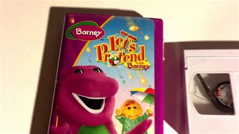 Barney Lets Pretend With Barney Vhs Movie Collection Youtube