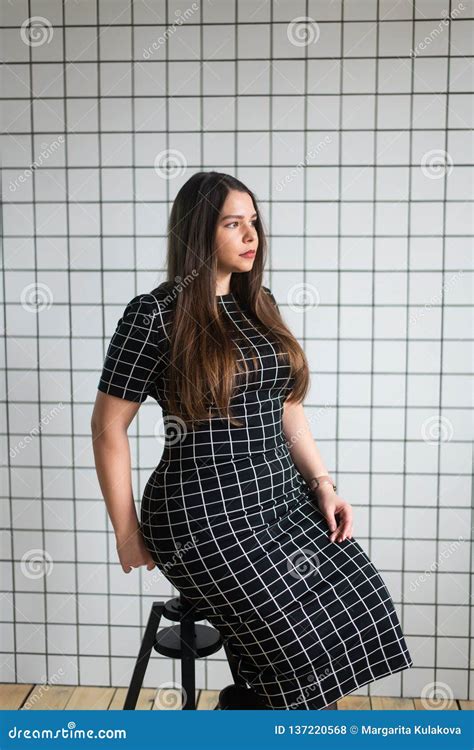Plus Size Woman Curvy Model Voluptuous Silhouette And Body Curvy