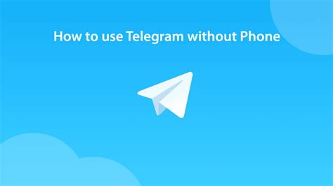 Once you are linked to an email or phone number, you. How to Use Telegram without Phone Number on iPhone ...