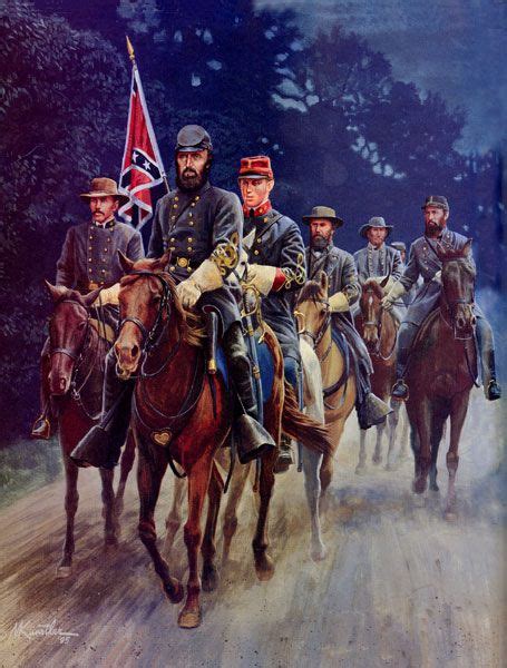 Stonewall Jackson Civil War Artwork War Art Civil War Art