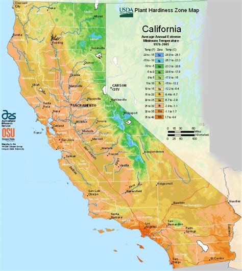 California Planting Zones Usda Map Of California Growing Zones Hot Sex Picture