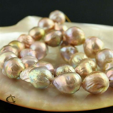 Gorgeous Edison Fresh Water Pearls They Are The Opals Of The Pearl World Baroque Pearls